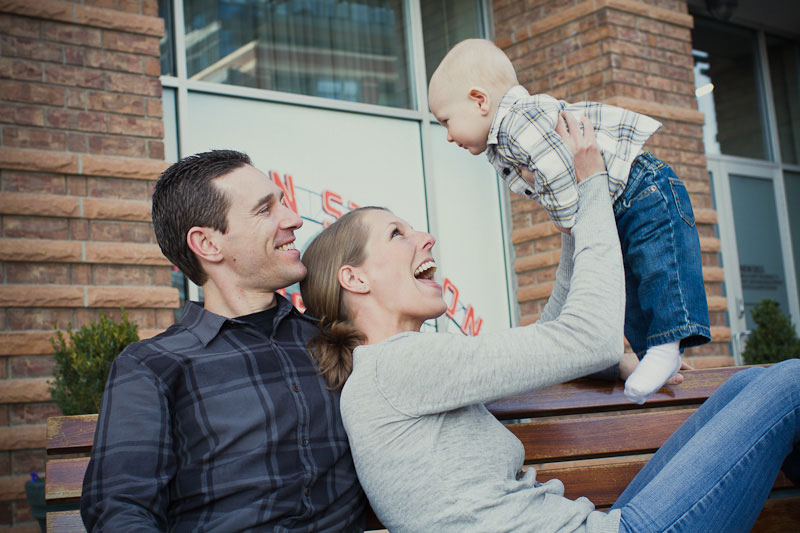 picture of mother and father with baby